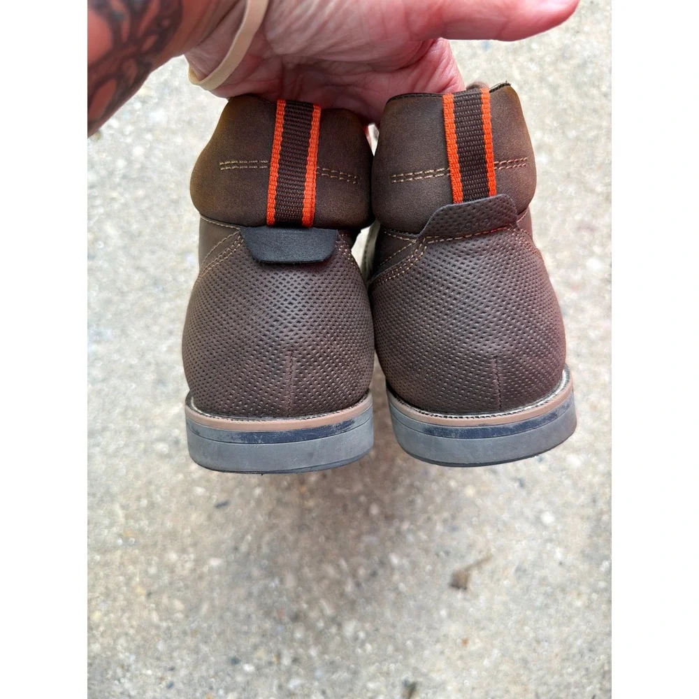 Nunn Bush Mens Brown Chukka Boots 85009-249 Size 12M Lace Up Casual Shoes